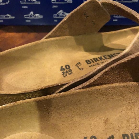 Birkenstock Como tobacco brown 9 medium new - Picture 3 of 6